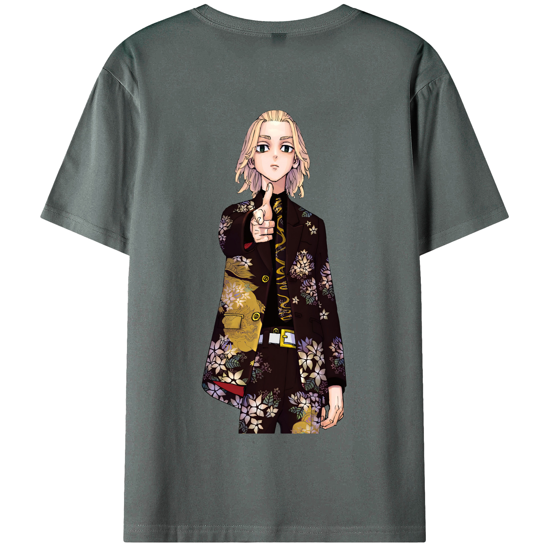 （画像用） 東京リベンジャーズ Tokyo Revengers 綿100％半袖Tシャツ（背面プリント）